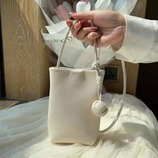 Женская сумка через плечо для телефона, однотонная мини-сумка-мессенджер, маленькая сумка через плечо для сотового телефона для повседневных выходов на улицу для шопинга