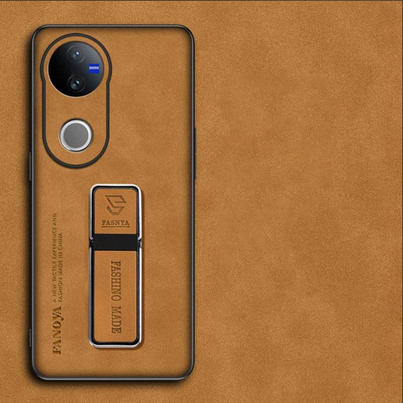 Чехол из овчины для телефона POCO F7 Ultra F7Pro, роскошный матовый силиконовый бампер, подставка, задняя крышка для POCO F7Ultra, чехол-книжка с держателем