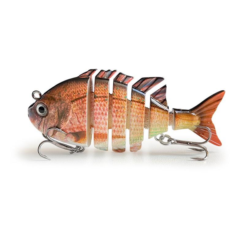Multi-Jointed Hard Lure 15.5g Sinking Artificial Minnow Bait Freshwater Saltwater Fishing
