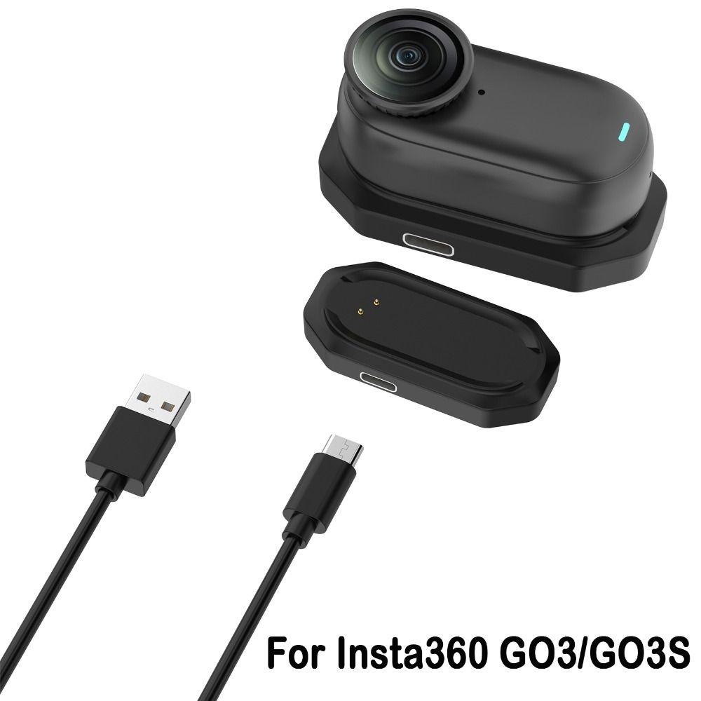 Type-C Charging Cable Magnetic Charging Mount for Insta360 GO3/GO3S Action Camera Accessories