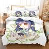 New Aho Girl Bedding Set Single Twin Full Queen King Size Bed Set Adult Kid Bedroom Duvet Cover Sets Cool Anime Bed Sheet Set
