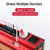3000 Вт/4000 Вт/6000 Вт Инвертор питания с интеллектуальным дисплеем и подсветкой Высокомощный портативный автомобильный инвертор Красный преобразователь мощности