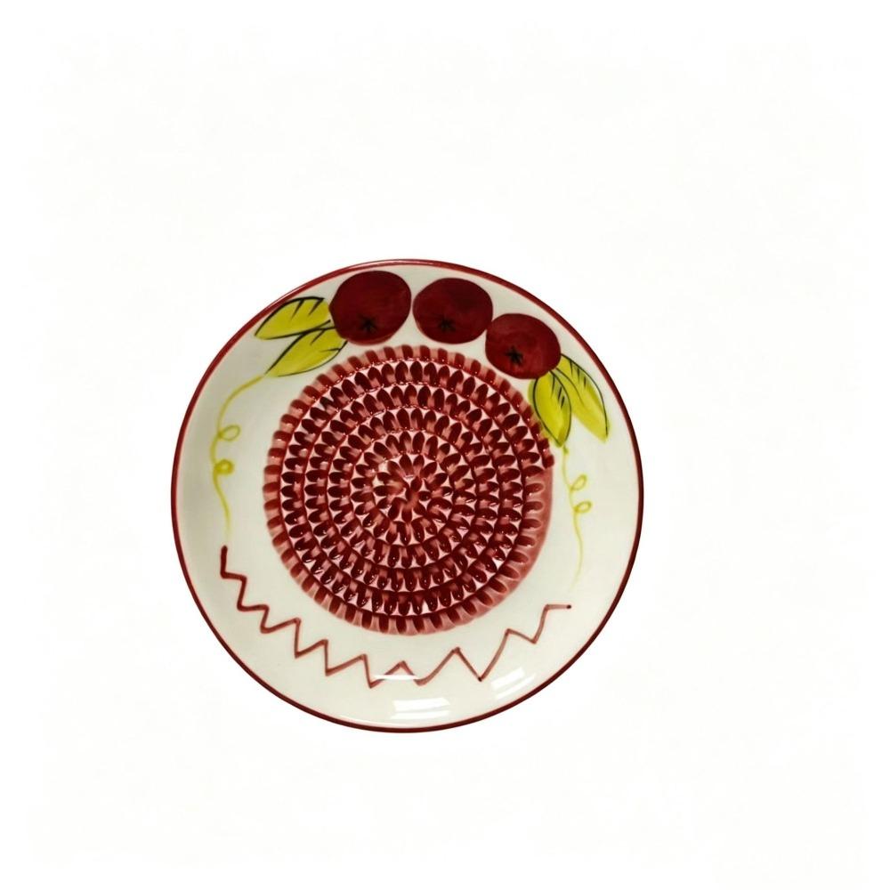 Non-Slip Ceramic Ginger Grater Easy Clean Fruit Grinding Tool Manual Garlic Masher  Tomato Grating