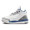 Air 3 Retro TD Washington Wizards Детские кроссовки Белый металлик-медь True-Blue DM0968-148