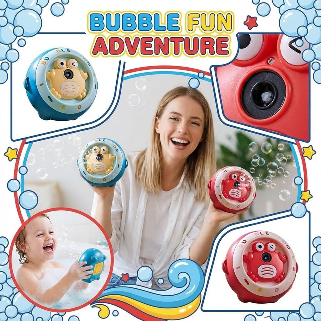 Bubble Machine Handheld Electric Bubble Blowing Toy For Boys And Girls, Children's Bubble 60ml