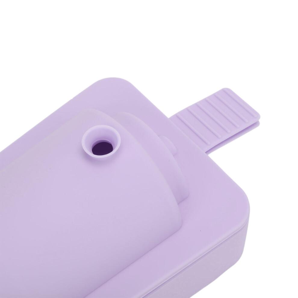 Multifunctional Silicone Ice Cube Mold for Whiskey & Cocktails, 430ml, Purple