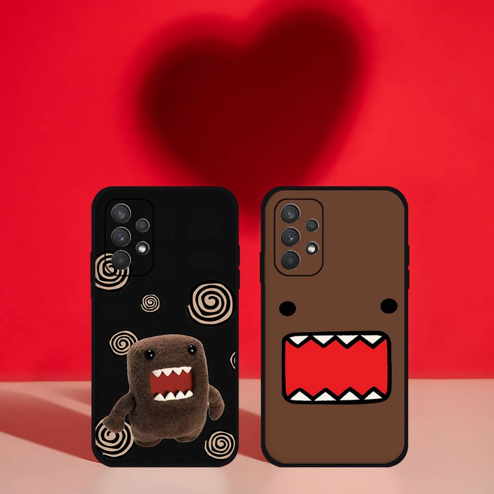 Милый чехол для телефона D-Domo Kun для Samsung Galaxy S25 S24 S23 S22 S21 FE Plus Ultra A13 A20 A32 A70 Черный чехол