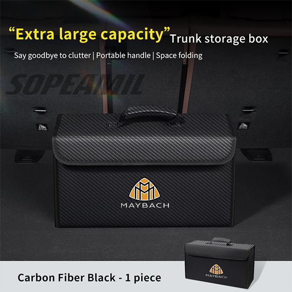 Maybach S Class GLS480 GLS600 S400 S450 S480 S500 S560 S580 S600 S650 S680 Car Trunk Storage Box Foldable Stowing Tidying Bag