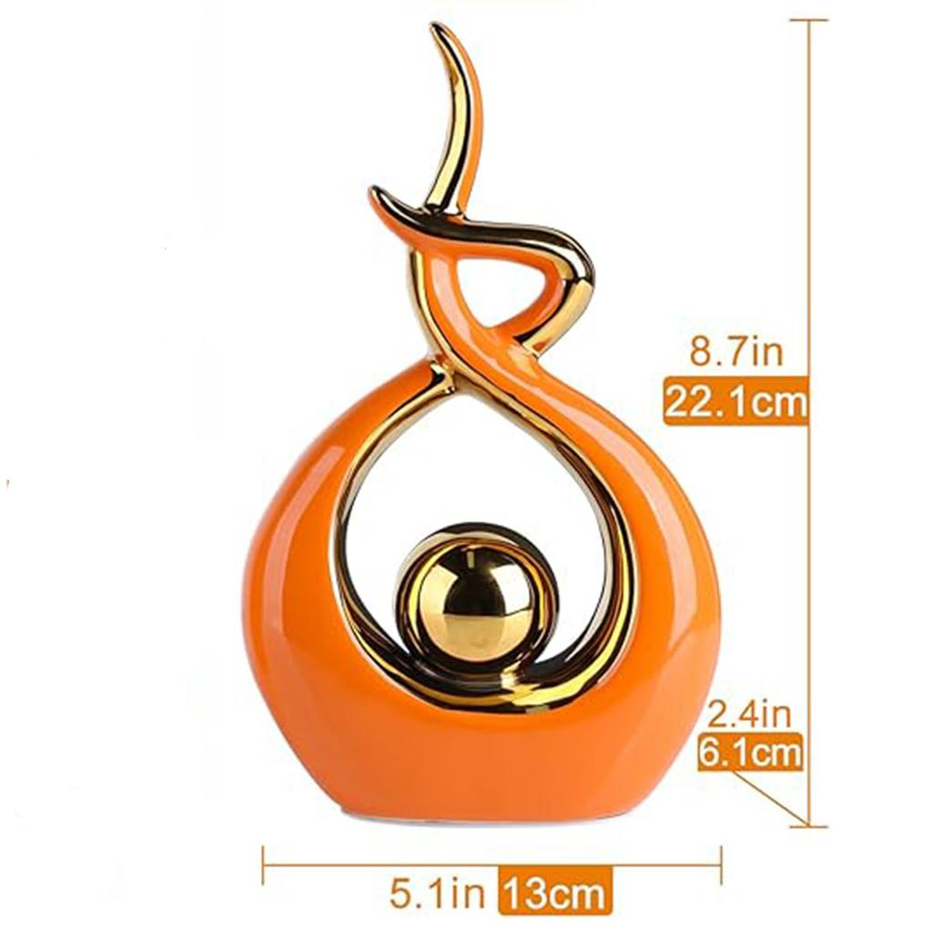 Украшение для дома Современное абстрактное искусство Керамическая статуя Украшение обеденного стола Столовая Офисное ядро Украшение гостиной Кофе