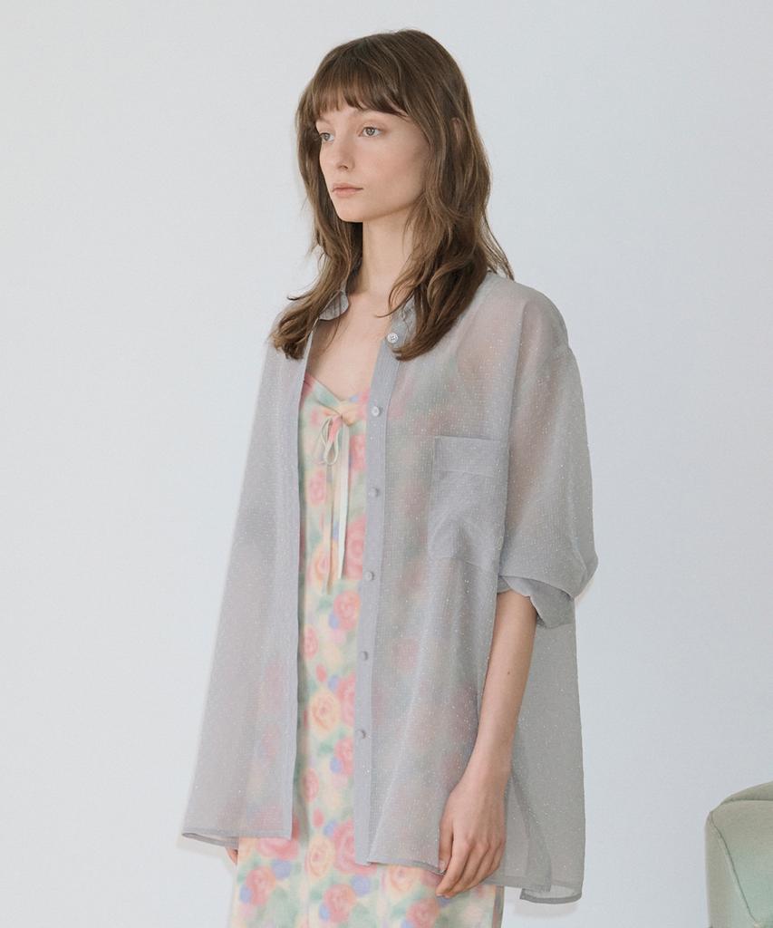 SINOON Sheer Glow Shirt (Grey)