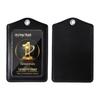 Genuine Leather ID Card & Badge Holder with Lanyard