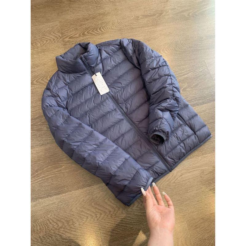 Сверхлегкая мужская пуховая куртка со стойкой: Легкий, Теплый, Прочный.