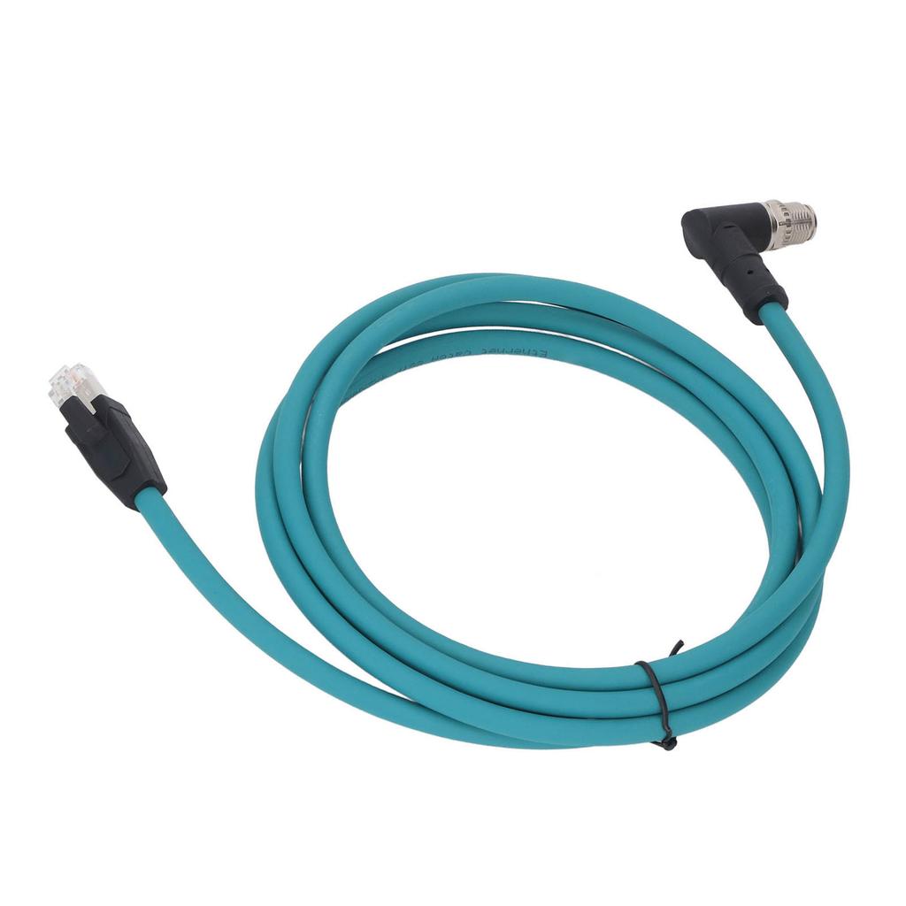 Кабель Ethernet CAT6A M12 8-контактный разъем X Code на RJ45 Male экранированный шнур IP67 водонепроницаемый 2 метра W