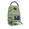 20 л армейский зеленый сумка для ванны с поглощением солнечного тепла для кемпинга - наружная сумка для воды на 5 галлонов для туалетных принадлежностей