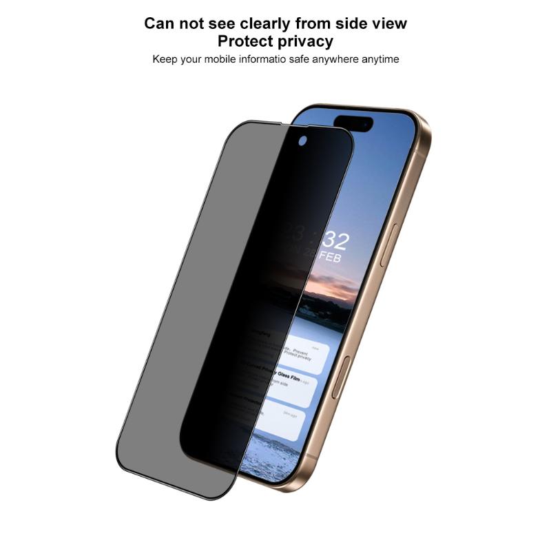Для iPhone 16 Pro Max Plus стекло IMAK Privacy Temper Glass Полноэкранное покрытие пленка