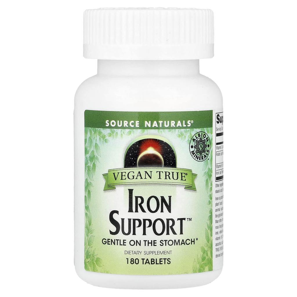 Vegan True, Iron Supplement, 180 Tablets