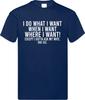 Summer Unisexs Fashion Trend Tshirt  Breathable And Comfortable Funny Husband Tshirt I Do What I Want  Cotton Tee Top