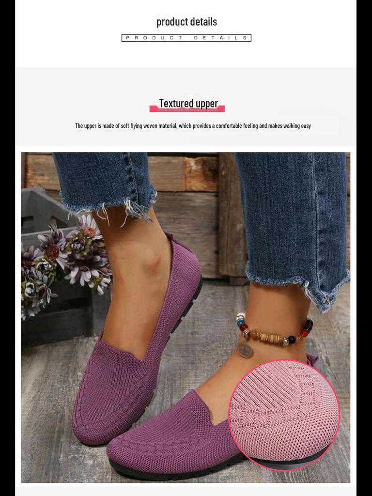 Женские повседневные туфли-рыбаки на плоской подошве, размер 42 — идеальный вариант для мам среднего и пожилого возраста