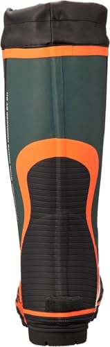 Okamoto Wild Wolf RMT-73043 Men's Steel Toe Cap and Puncture-Resistant Safety Boots, Green, Size 29cm