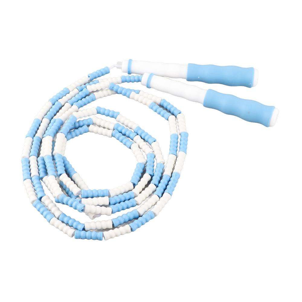 Soft Beaded Beaded Jump Rope Anti-Slip Handle Skipping Rope Adjustable Jump Rope Exercise