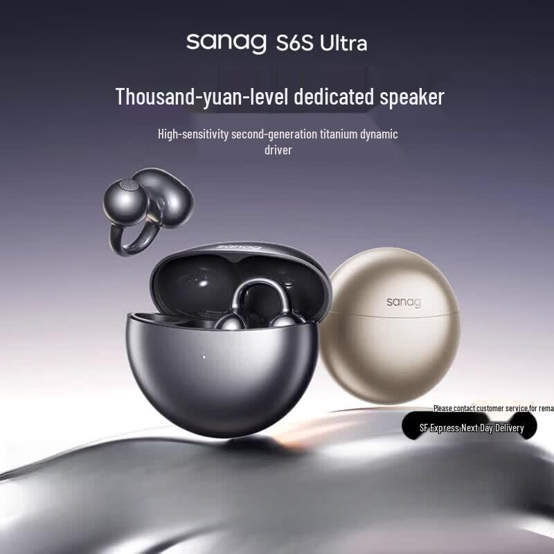 Беспроводные спортивные наушники-клипсы SANAG S6S Ultra Bluetooth