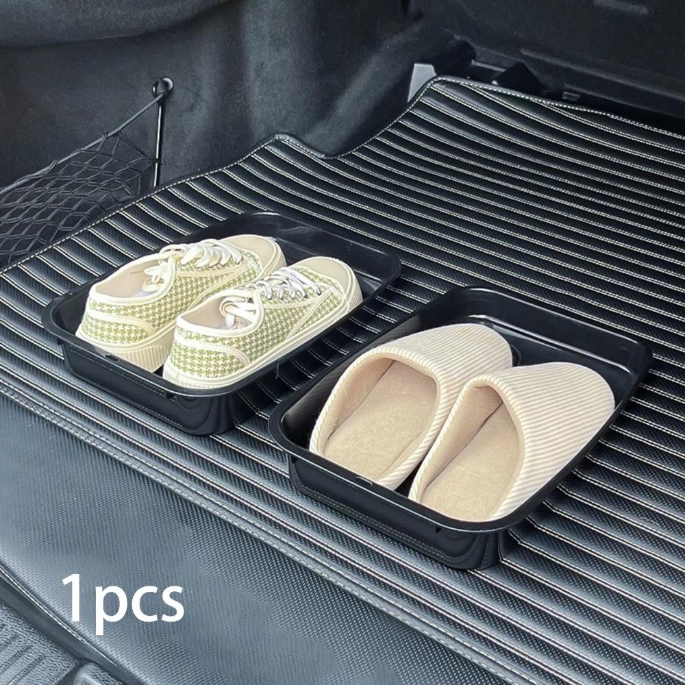 Anti-fouling Car Shoes Storage Tray Reusable Vehicle Shoes Organizer Car Interior