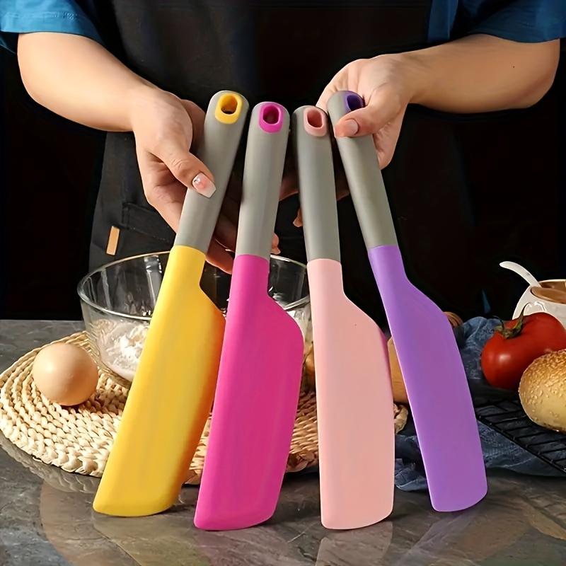 Silicone Baking Spatula One Size Cake Scraper Chocolate Mixing Tool for Kitchen