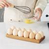 Деревянная подставка для яиц с 4/6/12 отверстиями, стойка для хранения яиц в японском стиле, органайзер для яиц, тарелка для яиц, настольная
