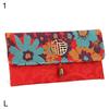 Сумка для денег в китайском стиле с цветочным принтом, тканевый конверт, красный карман, новогодний пакет