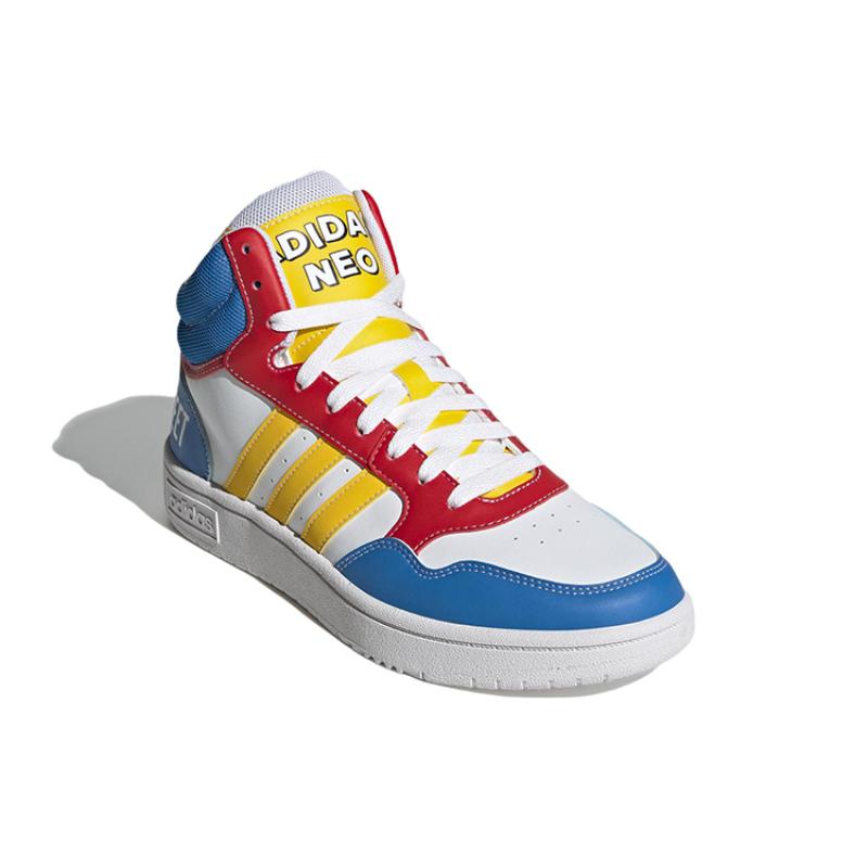 adidas Кроссовки Hoops 3.0 Mid 'White Blue' GX6108