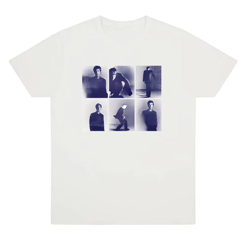 2026 Tom Odell Blue Slides Tee Summer Cotton Breathable Short Sleeve Women Men High Street Retro Casual Streetwear Ins