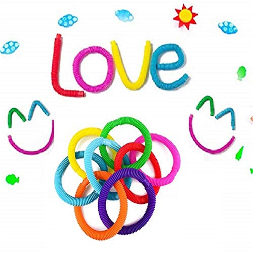 Вытягивание y Игрушки Трубка Вытягивающая трубка Трубка Разноцветная