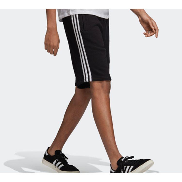 adidas Мужские шорты Originals с 3 полосками, черные DH5798