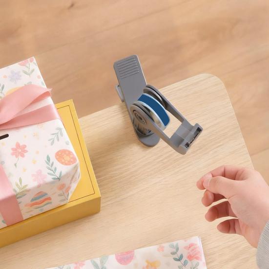 Yousheng Desktop Tape Dispenser Portable Adhesive Roll Holder with Clamp for Home Office School Stationary Packaging Gift Wrapping