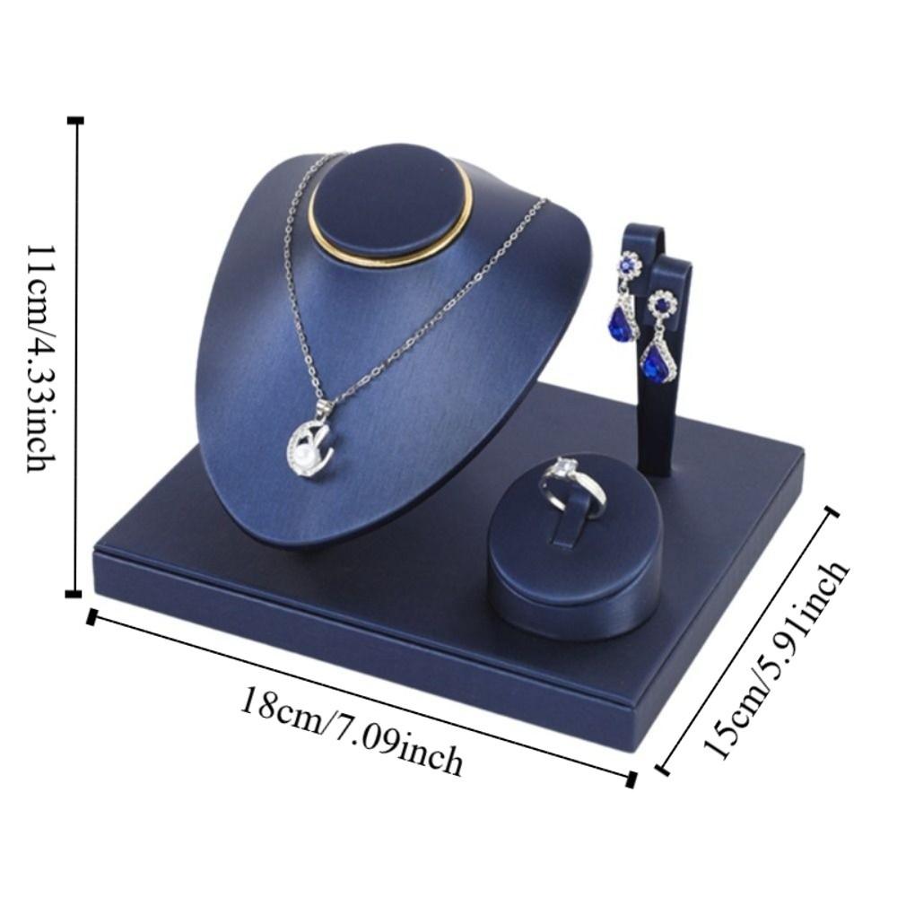 Multi-purpose Combination Set Jewelry Rack Fashion Jewelry Tray with Partitioned Table Display