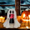 Cute Ghost Drink Holder Halloween Ghost Can Holder for Coke Soda Cans Desktop Resin Ornament for Indoor Home Decor