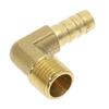 Brass Pipe Fitting PL Pipe Joint 90 Degree Elbow Coupler Connector Adapter Durable Hose Barb Pipe