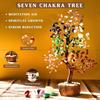 Семь чакр Кристалл Дерево ручной работы Декор для дома Кристалл Дерево Декор для дома Васту Подарочные предметы для дома Предметы декора Лечебные кристаллы Подарки для дерева