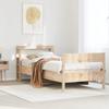 VidaXL Bed Frames Without Mattress 75x190 Cm Solid Pine Wood 3306210