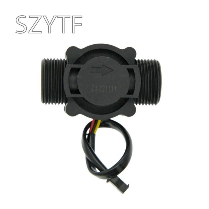 Water Flow Sensor Counter Meter FS300A 1-60L/min G3/4 DC 5-24V