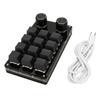 Mini Keypad 12 Keys 2 Knobs Blue Switch RGB Backlit Plug and Play Programmable Keypad for Gaming