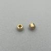 Necklace Bracelet Wire End Stopper 18K Gold End Clip Beads Tube Au750 Fine Jewelry DIY Handmade Accessories Findings Crimp Beads