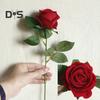 Свежий искусственный цветок, долговечная красивая цветочная композиция, имитация розы
