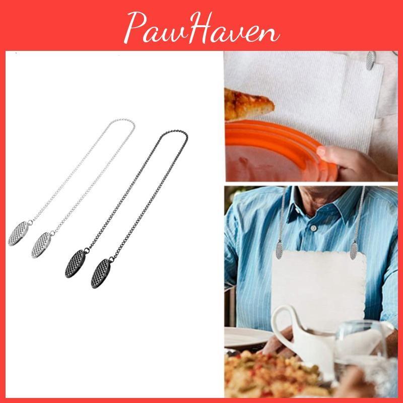 Chain Holder Napkin Clips Chain Flexible Lanyard Neck Strap Seniors Children