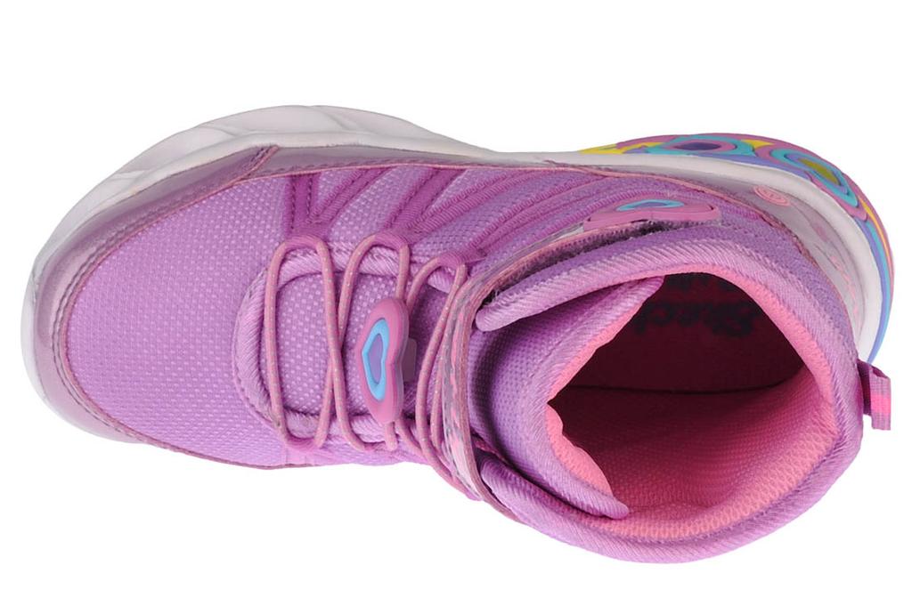 Skechers Sweetheart Lights, для девочки розовые зимние сапоги
