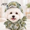 Skin Friendly Pet Clothing for Cats Cute 3D Dinosaur Costume, Funny Dog Cat Outfit with Dino Headpiece & Costumes Small Dogs Tail, Soft Cosplay