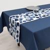 STYLE Decor Table Center x Cotton Reversible Type Navy Leaf W2602230 Дорожка/Стол (30см 210см) 100%