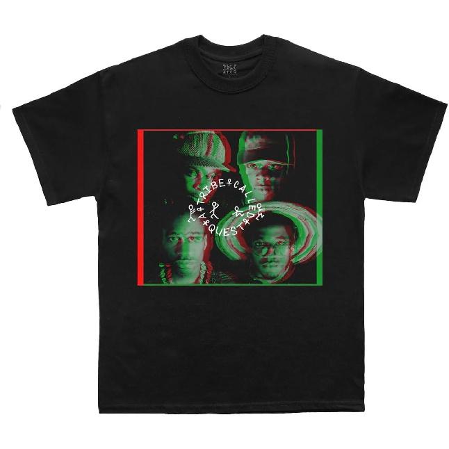 A Tribe Called Quest Double Exposure T-Shirt Black | Officially Licensed Merchandise