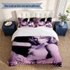 Britney 3‑Piece Bedding Set Soft Microfiber Duvet Cover Pillowcases Comfortable Bed Linen for Bedroom Decoration