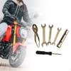 Motorcycle Repair Tool Kit Maintenance Tools Pliers Spark Plug Socket Spanner Wrench with Storage
